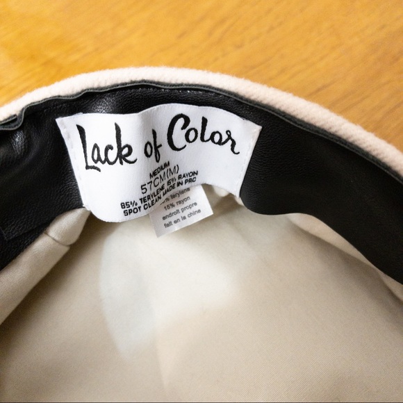 Lack of Color Riviera Newsboy Cap Cream Hat - Picture 5 of 8